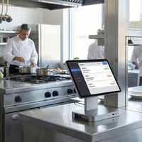 Tablette Android NFC 12 pouces pour système de point de vente (PDV) de restaurant, affichage de cuisine, écran tactile mural, OEM ODM