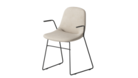 Chaise de bureau pivotante sans accoudoirs en tissu avec roulettes pour poste de travail