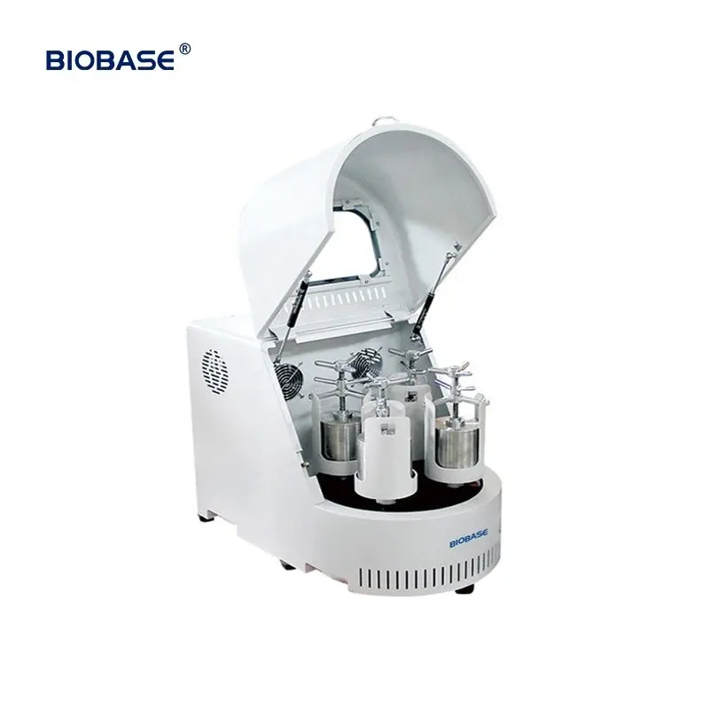 BIOBASE China Ball Mill Vertical Planetary Ball Mill (Semi-circle Type)0.4L 4 pcs mini ball mill machine for laboratory