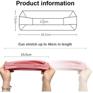 Bandeaux de sport élastiques promotionnels en gros pour hommes et femmes, adaptés aux exercices sportifs, à la remise en forme et anti-transpiration - Product Image 4