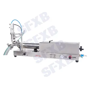 SFXB SFQY Desktop 4 Heads Piston Pump Paste Automatic Cheese Penumatic Filling Machine