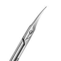 Nghia Personal Care Pro Steel Ciseaux à cuticules Type de beauté avec pointe de flèche pointue et lame incurvée pour cuticule des ongles