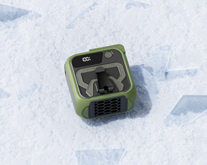 Ventilador de Cintura Manos Libres con Control Remoto, Bajo Ruido, 5 Velocidades, Recargable por USB, para Senderismo, Camping, Pesca, Viajes, Auto y Hogar - Product Image 2