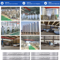 Détergent 1000litres fond plat 1000l 45000l 10m3 50000l conteneurs réservoir de stockage en acier inoxydable 242m3