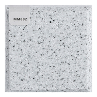 Panneau mural/de table en résine acrylique Corian à motif personnalisé, surface solide en pierre artificielle, décoration, matériau à chaud