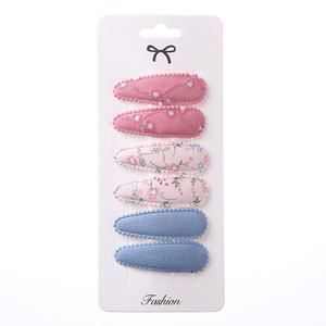 Set Jepit Rambut Terbaru untuk Anak Perempuan dengan Motif Bunga Set Jepit Snap untuk Anak-anak - Product Image 6