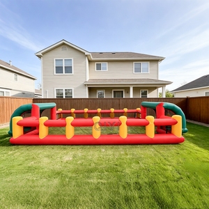 Jeu de football gonflable commercial pour enfants et adultes, idéal pour les événements et fêtes en plein air, location disponible - Product Image 5