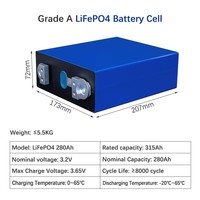 Baterai Marine LiFePO4 20kWh 3.2V 280-314Ah MB31 Bersertifikasi CE 10000-Cycle Pengiriman EU DDP
