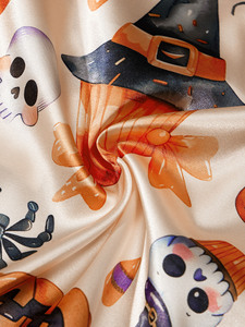 Nuevo Conjunto de <span class=keywords><strong>Pijamas</strong></span> de <span class=keywords><strong>Verano</strong></span> para Mujer, <span class=keywords><strong>Pijamas</strong></span> Casuales con Estampado Temático de Halloween - Product Image 3