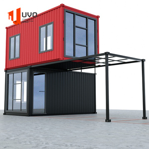 UVO commercio all'ingrosso prefabbricato contenitori mobili piccole case modulari case contenitore cafè Store - Product Image 3