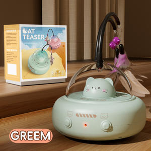 Juguete Eléctrico Inteligente Automático para Gatos, Juguete Interactivo y de Movimiento con Láser y Plumas, Juguete Autoentretenido para Gatos, Suministros para Mascotas - Product Image 6