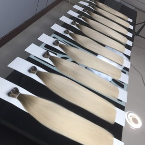 Extensiones de cabello humano Remy con trama doble Jasmine, onda natural, aptas para todos los colores, listas para enviar - Product Image 6