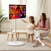 Fournisseur vérifié Téléviseur Android portable de 32 pouces avec support rotatif, tablette PC, écran intelligent pour salle d'étude/cuisine