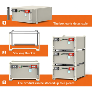 Batería de Litio LiFePO4 de 15kWh 16kWh para Almacenamiento de Energía Solar con BMS 48V 51.2V 280Ah 300Ah para Hogares en África (RDP) - Product Image 5