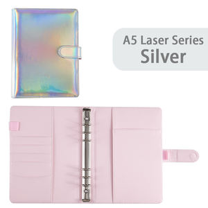 <span class=keywords><strong>Classeur</strong></span> A5 <span class=keywords><strong>pour</strong></span> ordinateur portable Laser Macron couleur boucle à 6 anneaux couverture de <span class=keywords><strong>classeur</strong></span> d'organisation personnelle avec boucle magnétique <span class=keywords><strong>classeur</strong></span> en cuir PU - Product Image 4