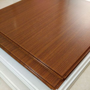 Phong cách hiện đại kim loại gạch Trần Vuông chống cháy nhôm chống thấm nước treo thiết kế nội thất cho khách sạn dễ dàng Trần lưới - Product Image 3