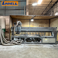 Ligne de production de panneaux alvéolaires en aluminium Linwell, moteur central, origine Guangdong, machine robuste de 5000 kg
