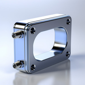 Fabrication sur mesure OEM de pièces en tôle de précision, support de cadre en acier inoxydable poli miroir, assemblage de quincaillerie - Product Image 3