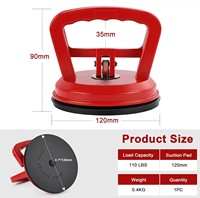 Ventouses industrielles pour carrelage et vitres, résistance à la traction verticale de 80 kg, en plastique ABS, outil de construction, vente chaude