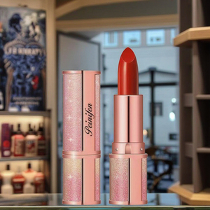 Gloss à lèvres <span class=keywords><strong>color</strong></span>é OEM, brillant et mat, à faible MOQ, crayon à lèvres végétalien avec logo personnalisé, cosmétiques MSDS, marque privée - Product Image 1