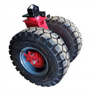 Rodízios de Borracha Sólida de 25 Polegadas com Quatro Rodas Suportando 20 Toneladas de Resistência ao Deslizamento Alta Temperatura e Baixa Temperatura. - Product Image 3