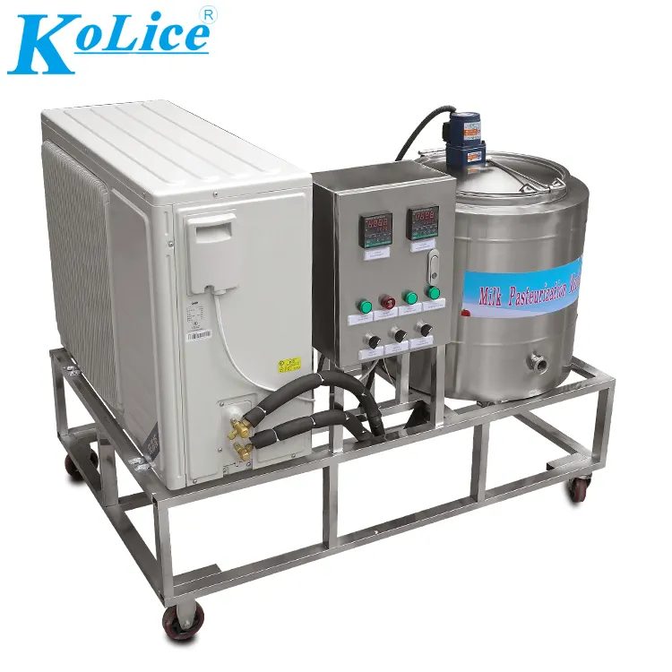 50L de baja y alta temperatura máquina de pasteurización/pasteurizador helado de leche/leche de pasteurización esterilizador con la refrigeración