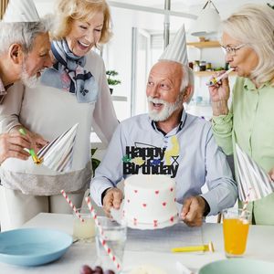 Take Topper pesca pescatore decorazioni per festa di compleanno all'aperto torta di pesca Happy Birthday Topper per ragazzo uomo - Product Image 3