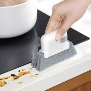 เครื่องมือทำความสะอาดร่องแบบพกพา 2-in-1 เป็นมิตรกับสิ่งแวดล้อม แปรงทำความสะอาดช่องหน้าต่าง อุปกรณ์เสริมสำหรับบ้านและห้องครัวที่ทนทาน - Product Image 3