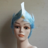 Cosplay Carnival Perruque Fête D'anniversaire Drôle Cheveux Chapeau Accessoires Clown Fans Danse Coiffe Indigène Disco Primitif Chapeaux
