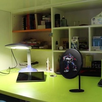 Ventilateur d'hologramme 3D, 30cm, 2021 neuf, pour table/bureau, utilisé