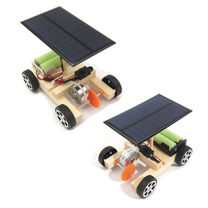 Kit de Buggy de Course Éolien à Monter Soi-Même en Bois Naturel Écologique – Activité de Construction Montessori, Jouet Éducatif Robuste pour Garçons - Product Image 1