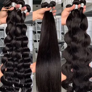 Lavishbeauty RTS супер двойные натянутые вьетнамские волосы надувные вьетнамские пучки волос класс 12 а необработанные вьетнамские роскошные волосы