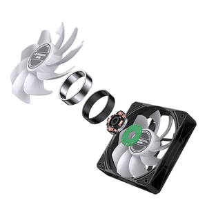 Lovingool 120mm Argb trường hợp quạt làm mát điều khiển PC chơi Game máy tính OEM tùy chỉnh lớn Khối lượng không khí nhiều màu sắc PC Chassis Fan - Product Image 6