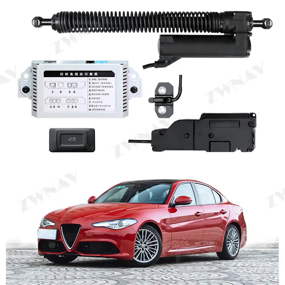 Auto Smart Elektrische Tail Gate Lift Voor Alfa Romeo Giulia 2017 Met Afstandsbediening Drive Seat Knop Controle Gemakkelijk Te installeren