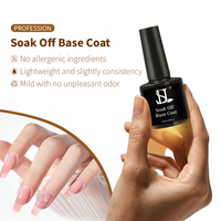 Fabricant de vernis à ongles UV en gel transparent longue tenue, sans HEMA, TPO, base gel, directement de l'usine OEM ODM HS