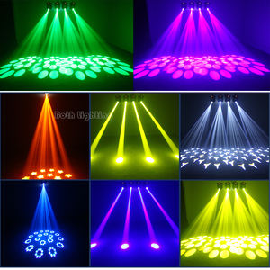 Светодиодный прожектор Both Lighting 100W Beam Moving Head Light с 18 призмами для дискотек, свадеб, вечеринок, мероприятий, сценического освещения, мини-прожектор - Product Image 6