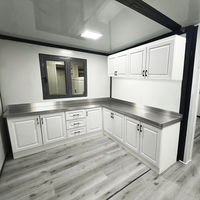 Conteneur pliable en panneaux sandwich d'acier, certifié Energy Star, de 20 et 40 pieds, extensible, pour salle de classe mobile et logement, idéal pour l'hôtellerie