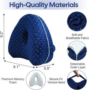 Ortho pä dische Ischias Memory Foam Kontur form Bein polster Kissen Gestrickte Technik Wohnkultur Sofa kissen Rücken Hüftgelenk Knie - Product Image 2