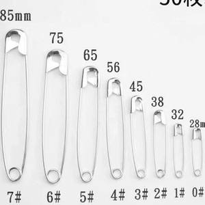 หมุดนิรภัยสแตนเลสทรงสี่เหลี่ยม ความแข็งแรงสูง สำหรับจัดระเบียบเสื้อผ้า ใช้สำหรับงาน DIY และแฟชั่น - Product Image 4