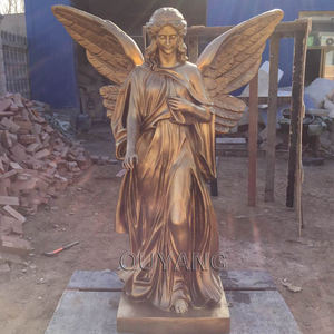 Estátua de São Miguel Arcanjo em Bronze, Escultura Religiosa em Metal Fundido à Mão, Tamanho Real, para Jardim Exterior, Famosa de QUYANG - Product Image 6