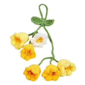 AYOYO délié fleur produit fini fête <span class=keywords><strong>des</strong></span> mères <span class=keywords><strong>cadeau</strong></span> 2025 cloche orchidée bricolage à la main tissage pendentif porte-clés - Product Image 1