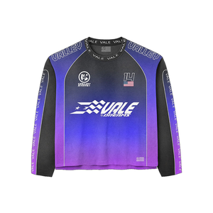 Maillot de football personnalisé Tontons Streetwear pour hommes, uniforme de football en gros, rétro, manches longues, en maille - Product Image 1