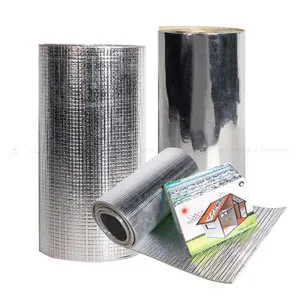 定制冷屏蔽泡沫隔热材料，背面有铝箔住宅屋顶隔热包装供应商