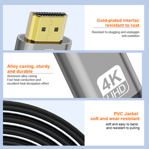 Nuovo A426 4K HDMI a tipo <span class=keywords><strong>C</strong></span> con alimentazione USB 60hz 18Gbps schermo Mirroring esteso in lega di alluminio cavo adattatore per Audio - Product Image 4