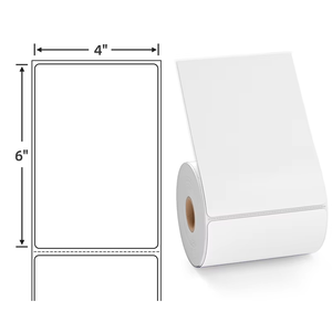 Customizable White <b>Label</b> <b>Packaging</b> <b>Labels</b> Oil Proof Adhesive Coated Paper Sticker Scratch Promotion Supermarket Exhibition Heat - Product Image 6