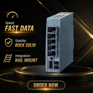 En Stock: Router LAN Industrial Ethernet Gestionado para Automatización Industrial PLC 6GK5615-0AA00-2AA2 - Product Image 1