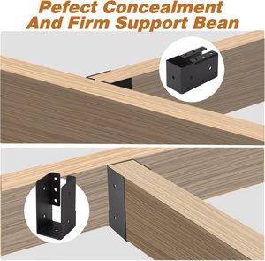 Ngoài Trời Giấu kim loại joist-Hanger <span class=keywords><strong>Bracket</strong></span> sơn tĩnh điện giấu gắn ánh sáng joist móc cho 2 "x 4" chùm hàng rào - Product Image 5