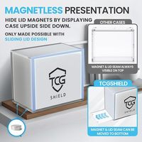 Étui de protection en acrylique - Couvercle coulissant magnétique - Compatible avec la boîte d'entraînement Elite