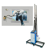 Impresora de Pared 3D, Impresora Vertical de Pared/Impresora de Pintura de Fondo de Pared 3D, Impresora de Inyección de Tinta Digital con Barniz