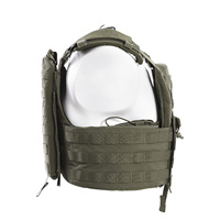Gilet tactique toutes saisons haute résistance Molle CPC avec porte-plaques et ceinture intégrée pour le transport d'équipement de tir